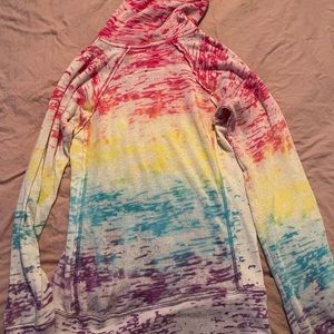 Lightweight hoodie multicolor size small